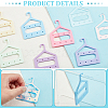   32Pcs 8 Colors 8-Hole Mini Acrylic Earring Hanger EDIS-PH0001-83-4