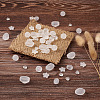 100Pcs 5 Style Transparent Frosted Acrylic Beads FACR-PJ0001-02-8