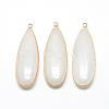 Natural White Jade Big Pendants G-Q502-04-1