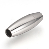 Tarnish Resistant 304 Stainless Steel Magnetic Clasps with Glue-in Ends LS-STAS-Q211-29A-1