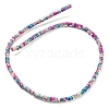 Baking Paint Synthetic Turquoise Beads Strands G-H060-02A-03-3