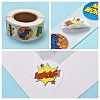Self-Adhesive Kraft Paper Gift Tag Stickers LS-DIY-G013-A23-4