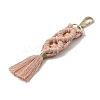 Handmade Macrame Nylon Thread Pendant Decorations HJEW-P019-06G-01-3