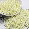 Macaron Color Opaque Frosted Glass Seed Beads SEED-K009-12B-15-1