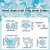 100G Plastic Pendants & Beads & Decoden Cabochons OHAR-SC0002-99C-2