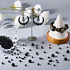 1070Pcs 6 Styles ABS Plastic Imitation Pearl Beads KY-PH0001-44-8