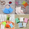 200Pcs 5 Colors PVC Plastic Thread Winding Boards TOOL-SC0001-82-4