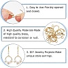 SOFPLATE 80Pcs 304 Stainless Steel Leverback Earring Findings STAS-SP0001-18G-6