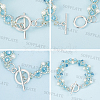 60Pcs Tibetan Style Alloy Toggle Clasps FIND-SP0001-23AS-6