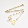 201 Stainless Steel Pendant Necklaces NJEW-T009-JN096-2-40-2