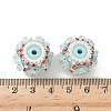 Flower Style Resin Rhinestone Beads CLAY-NH0003-05S-03-3