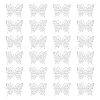 24 Sheets Glitter Hotfix Rhinestone DIY-FG0004-29-1
