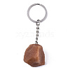 Natural Mixed Stone Keychain G-N0326-020-3