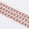 Brass Twisted Chains CHC-Q001-5x4mm-R-1