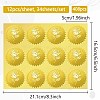 34 Sheets Self Adhesive Gold Foil Embossed Stickers DIY-WH0509-050-2