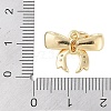 Rack Plating Brass Micro Pave Clear Cubic Zirconia Pendants LS-KK-Z060-06G-02-3