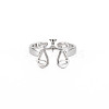 Non-Tarnish 304 Stainless Steel 12 Constellations/Zodiac Signs Open Cuff Ring for Women RJEW-S405-156P-B-1