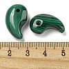 Natural Malachite Pendants G-Q185-02-3