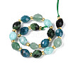 Natural Ruby in Zoisite & Flower Amazonite & Green Aventurine & Apatite Beads Strands G-N358-04A-06-3