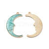 Alloy Enamel Pendants ENAM-E005-01G-05-1