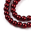 Baking Painted Pearlized Glass Pearl Bead Strands HY-N002-2mm-A13-4