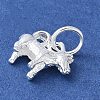 925 Sterling Silver 3D Chinese Zodiac Charms STER-P066-01S-11-2