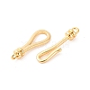 Brass Hook and S-Hook Clasps KK-U016-04G-3