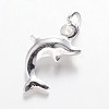 925 Sterling Silver Dolphin Charms STER-I006-15-1