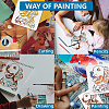 MAYJOYDIY US 1Pc PET Hollow Out Drawing Painting Stencils DIY-MA0005-12A-07-6