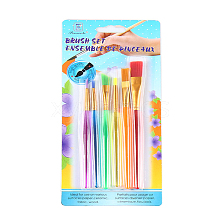 Plastic Children's Nylon Brush Head Tempera Paint Brush Set DRAW-PW0001-095