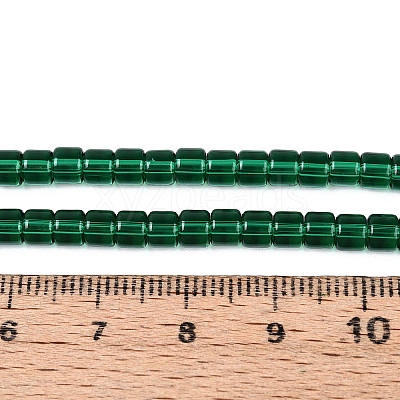 Transparent Glass Beads Strands GLAA-N065-4x4mm-A06-1