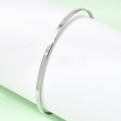 304 Stainless Steel Cuff Bangles BJEW-D388-01B-P-1