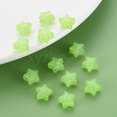 Imitation Jelly Acrylic Beads LS-MACR-S373-45-E06-1
