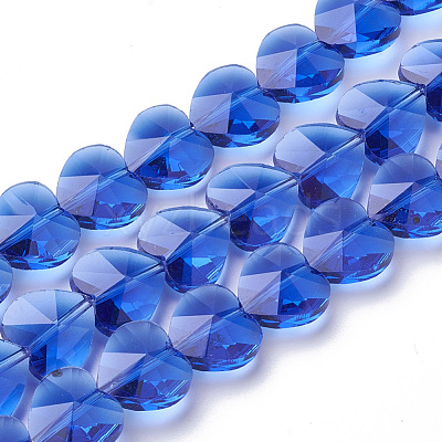 Transparent Glass Beads GLAA-Q066-14mm-A07-1