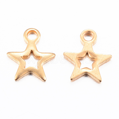 Ion Plating(IP) 304 Stainless Steel Charms STAS-H392-01G-1