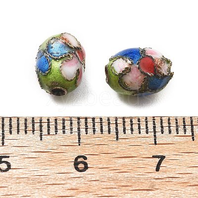 Handmade Cloisonne Beads CLB-Q002-04A-1
