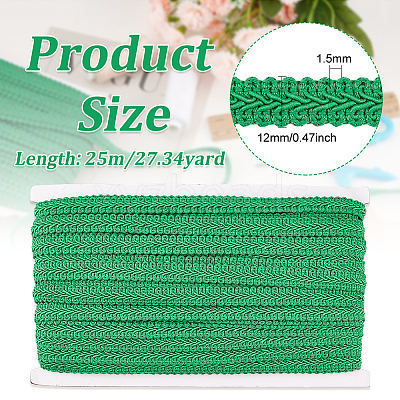 Polyester Centipede Lace Ribbons SRIB-WH0011-066B-1
