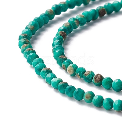 Synthetic Malachite Beads Strands G-A021-03A-1