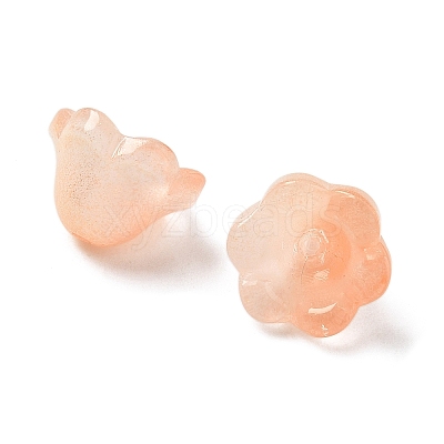 Transparent Glass Beads Caps X1-GLAA-B028-01D-1