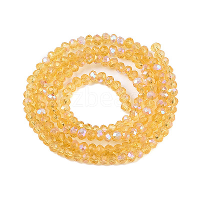 Electroplate Glass Beads Strands EGLA-A044-T2mm-L03-1