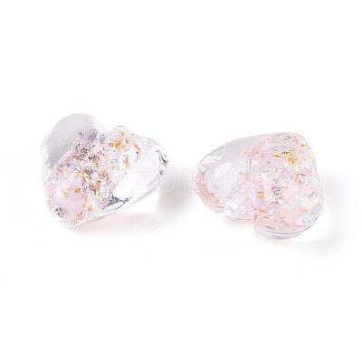 Handmade Foil Glass Beads FOIL-N029-09B-1