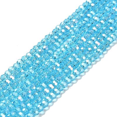Transparent Glass Beads EGLA-A035-T3mm-B08-1