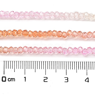 Transparent Painted Glass Beads Strands DGLA-A034-T1mm-A20-1
