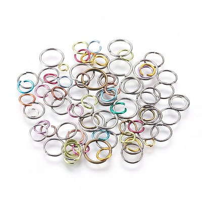Aluminum and Iron Open Jump Rings X-FIND-XCP0002-01-1