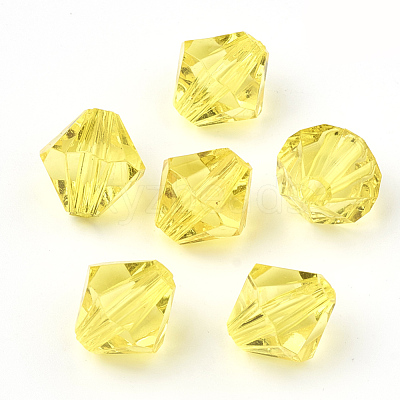 Transparent Acrylic Beads X-TACR-S146-4mm-09-1