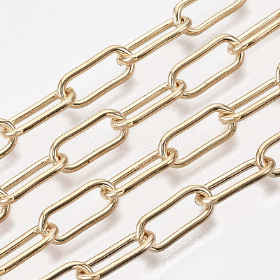 Unwelded Iron Paperclip Chains CH-S125-09B-LG-1