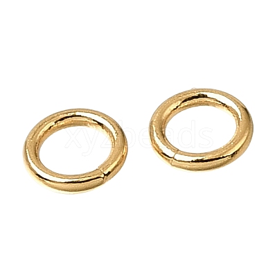 Brass Open Jump Rings KK-CBA1A60-06A-G-1