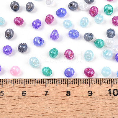 6/0 Opaque Colours Glass Seed Beads SEED-N007-18D-1