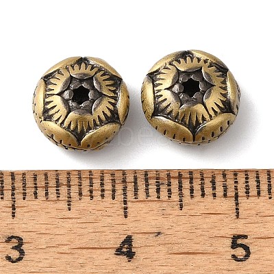 Rack Plating Brass Beads KK-P276-06BAB-1