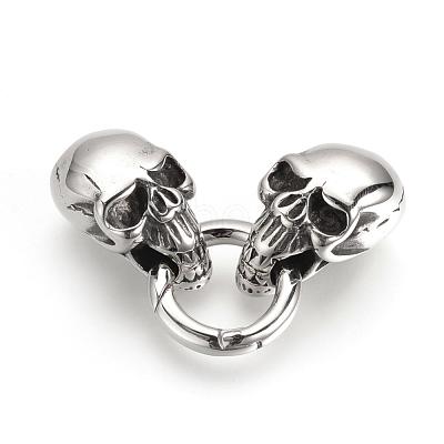 304 Stainless Steel Spring Gate Rings STAS-Q209-36-1